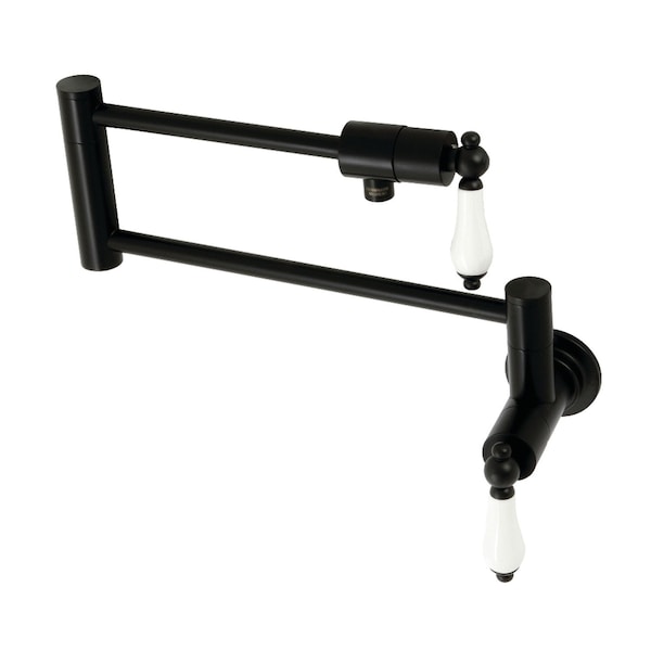 KS4100PL Metropolitan Wall Mount Pot Filler, Matte Black